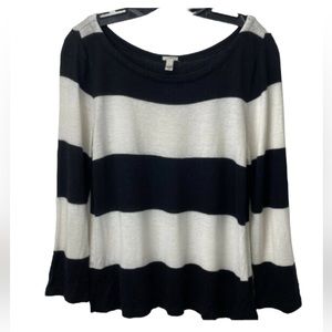 J. Crew striped long sleeve shirt